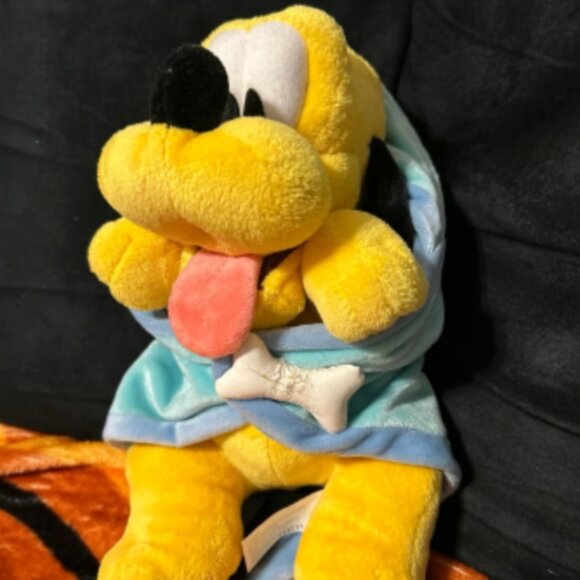 Disney Babies Plush Baby Pluto w/ Blanket - Picture 1 of 4